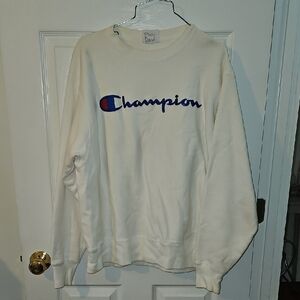 Champion White Sweatshirt